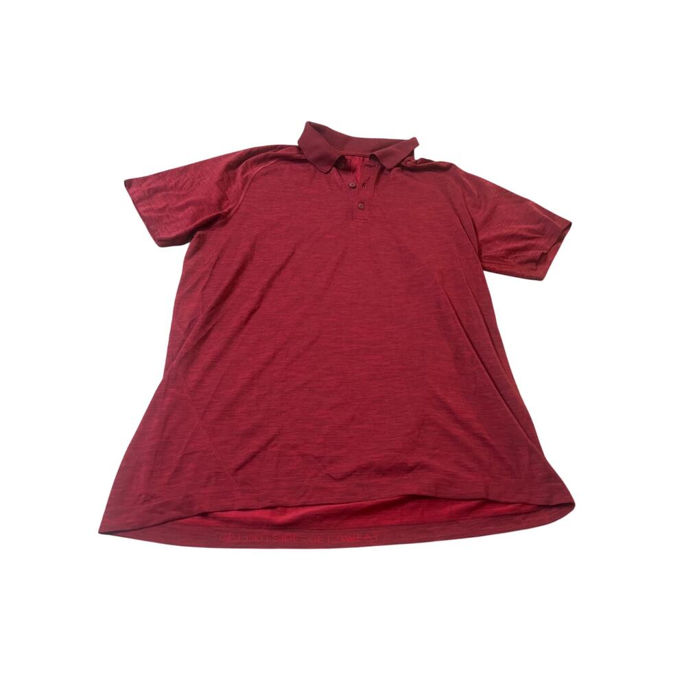 Lululemon Polo Shirt Size Large Red